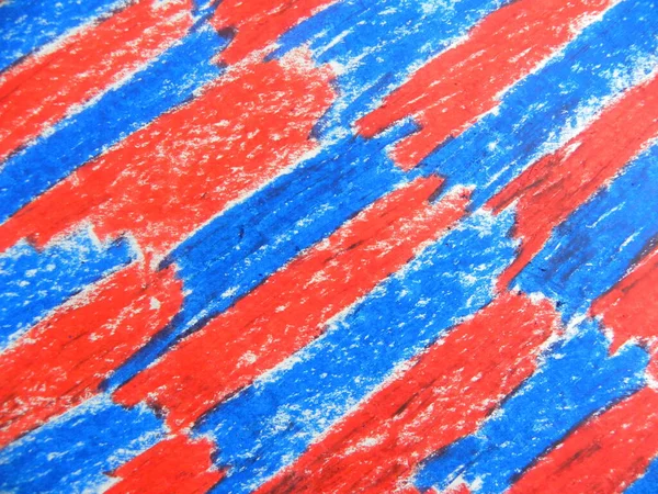 Красный Синий Цвет Масла Пастельного Текстурированного Фона — стоковое фото