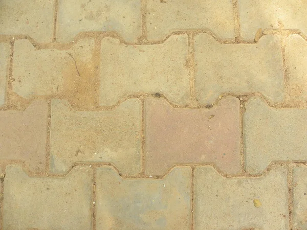 Carreaux Sol Béton Beige Fond Texturé — Photo