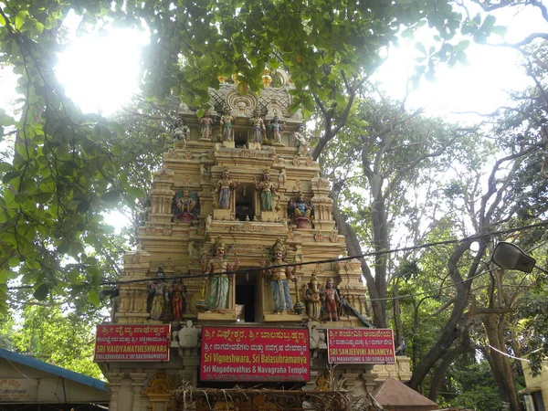 Wejście Świątyni Hinduskiej Sri Vigneshwara — Zdjęcie stockowe