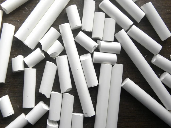 White Color Chalk Sticks — Stock Photo, Image