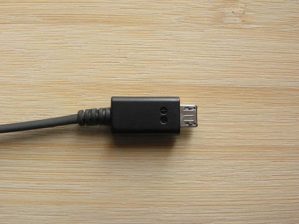 Micro Usb Mobiele Telefoon Oplader Kabel — Stockfoto