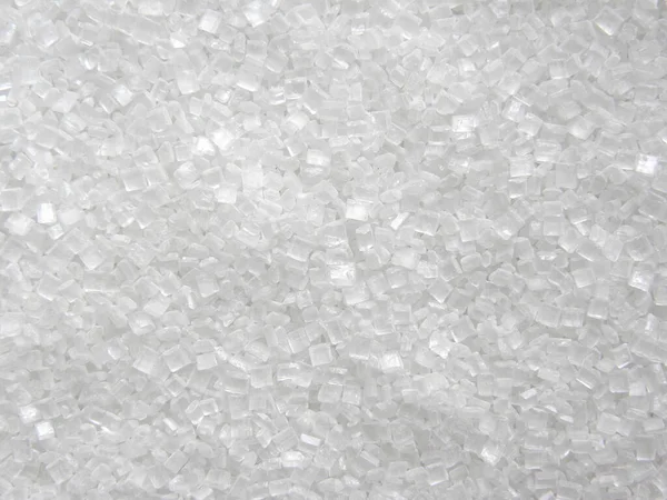 Weiße Farbe Gemeinsamer Raffinierter Zucker — Stockfoto