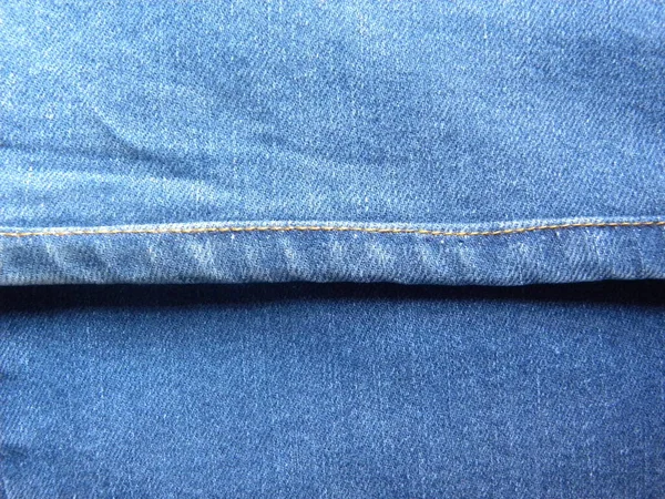 Hem Jeans Cor Indigo — Fotografia de Stock