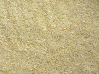 Beyaz çiğ Basmati pilavı