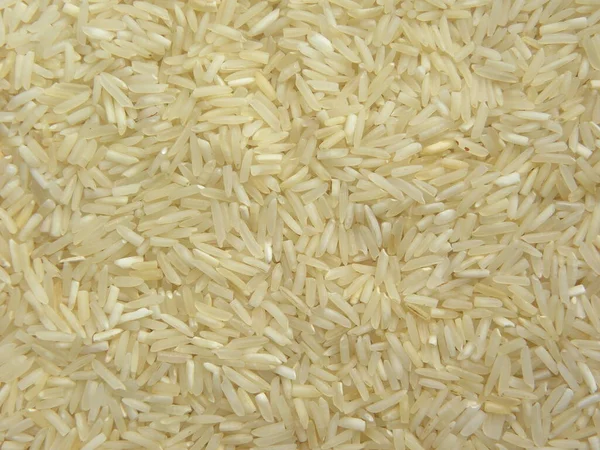 White Raw Basmati Rice — Stock Photo, Image