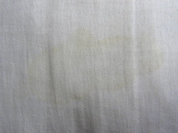 Macchia Sudore Sul Tessuto Cotone Bianco — Foto Stock