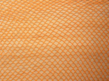 Turuncu renkli ağ torbası desenli arkaplan