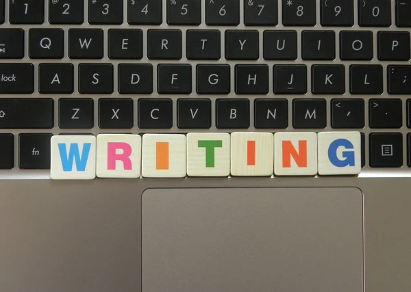 Word Writing Auf Dem Hintergrund Der Tastatur — Stockfoto