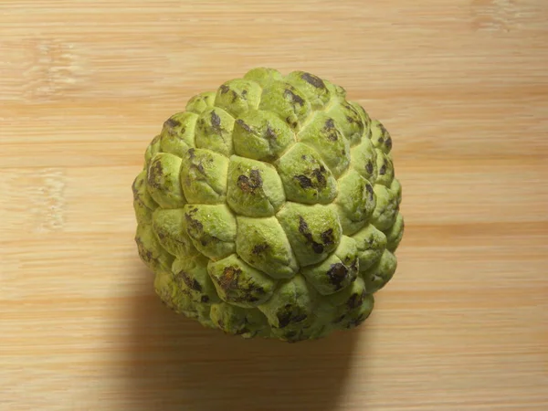 Warna Hijau Apel Gula Atau Buah Sweetsop — Stok Foto