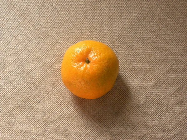 Fruta Laranja Híbrida Mandarina Kinnow Inteira Madura — Fotografia de Stock