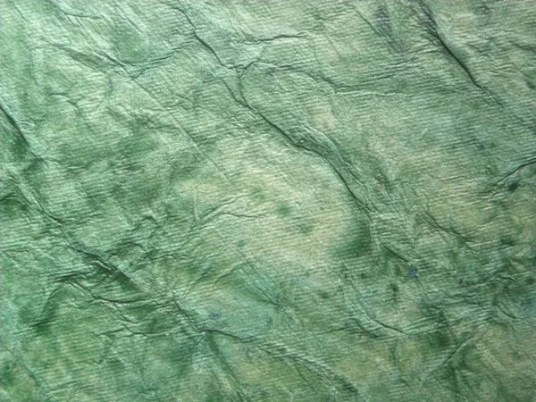 Culoare Verde Rustic Crumpled Hârtie Texturat Fundal — Fotografie, imagine de stoc