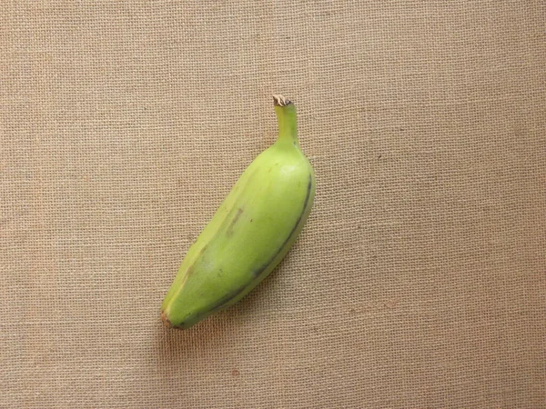 Zöld Színű Nyers Egész Főzés Növény Banán — Stock Fotó