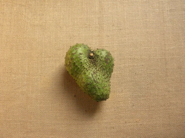 Zöld Szín Egész Érett Soursop Gyümölcs Vagy Annona Muricata — Stock Fotó