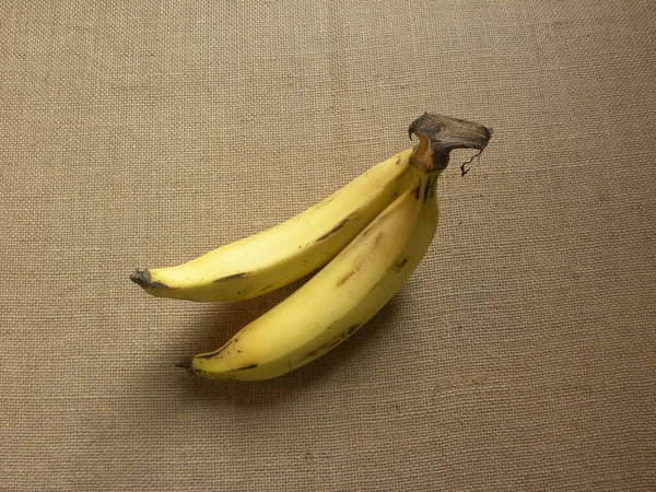 Couleur Jaune Bananes Nendran Mûres Entières — Photo