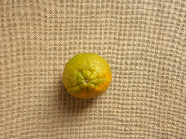 Fruta Entera Madura Naranja Nagpur Verde Naranja —  Fotos de Stock