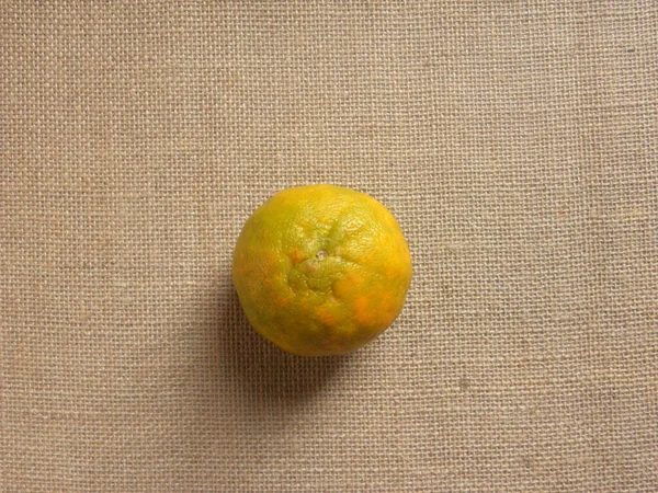 Groen Oranje Rijp Geheel Nagpur Sinaasappel Fruit — Stockfoto