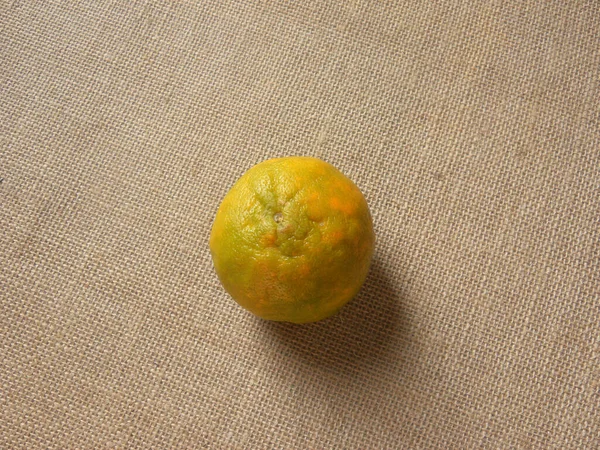 Fruta Entera Madura Naranja Nagpur Verde Naranja — Foto de Stock