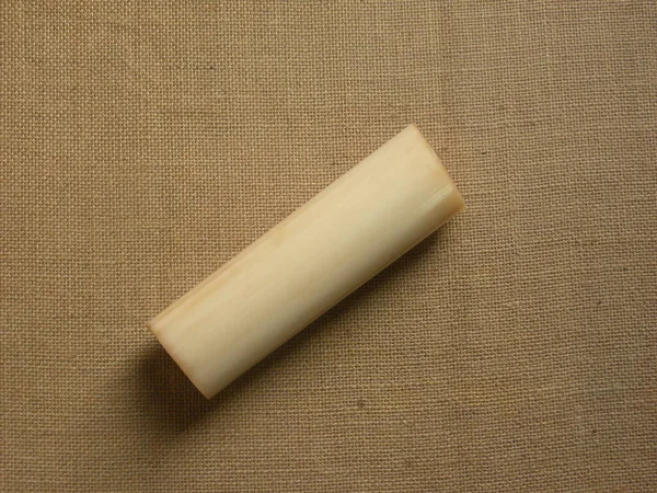 Λευκό Χρώμα Ακατέργαστο Φρέσκο Στέλεχος Μπανάνα — Φωτογραφία Αρχείου