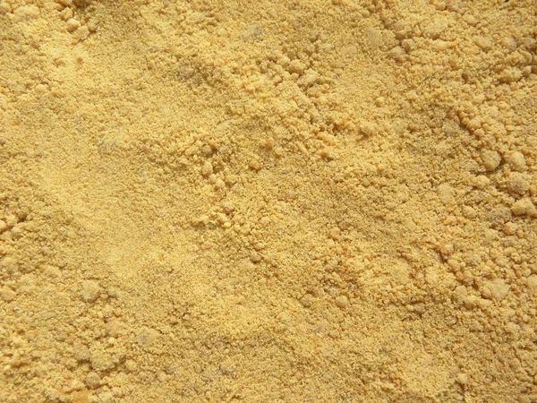 Colore Giallo Zucchero Jaggery Polvere — Foto Stock