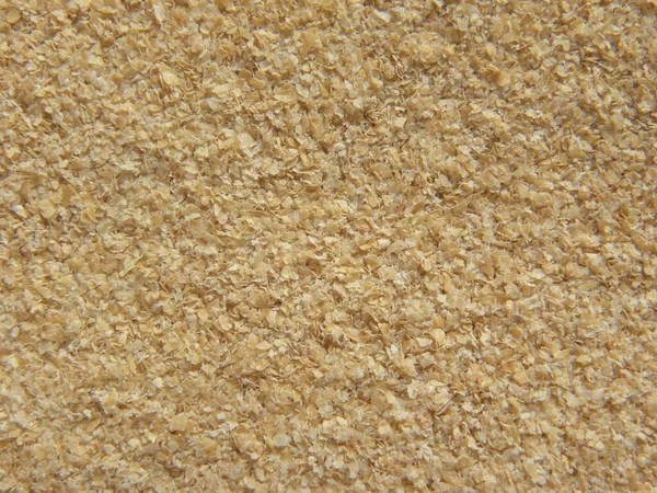 Beige Farbe Rohe Weizenkleie — Stockfoto