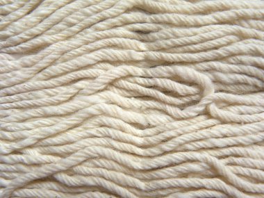 Beyaz renkli pamuk ve gaz lambasını kapat.