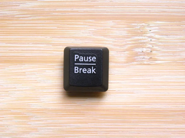 Black Color Pause Break Key Computer Keyboard — Stock Photo, Image