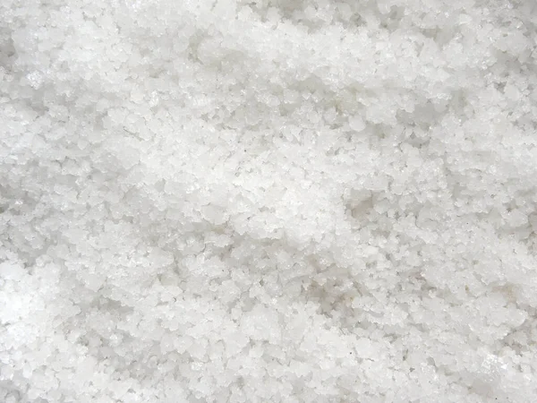 White Color Sea Salt Crystals — Stock Photo, Image