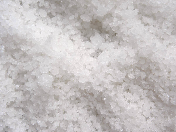 White color Sea salt crystals