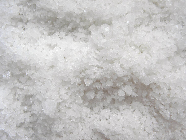 White color Sea salt crystals