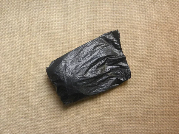 黑色空垃圾袋 — 图库照片