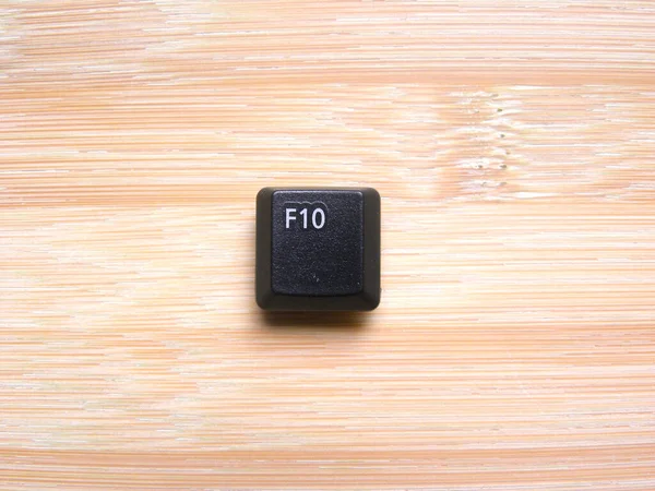 Zwarte Kleur F10 Toets Van Computer Toetsenbord — Stockfoto