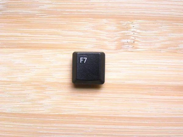 Zwarte Kleur Sleutel Van Computer Toetsenbord — Stockfoto