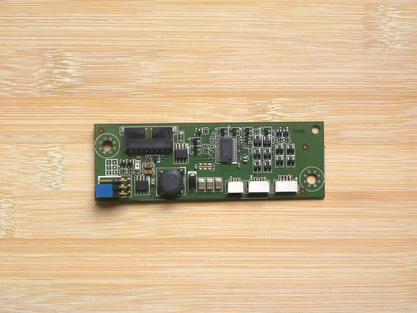 Green Color Power Converter Printed Circuit Board — Stock fotografie