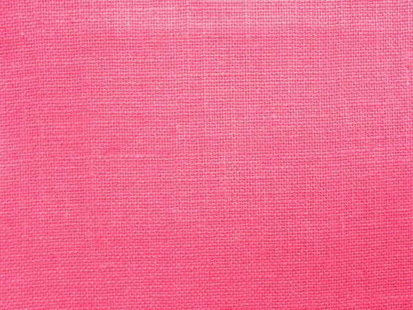Růžová Barva Burlap Tkaniny Texturované Pozadí — Stock fotografie