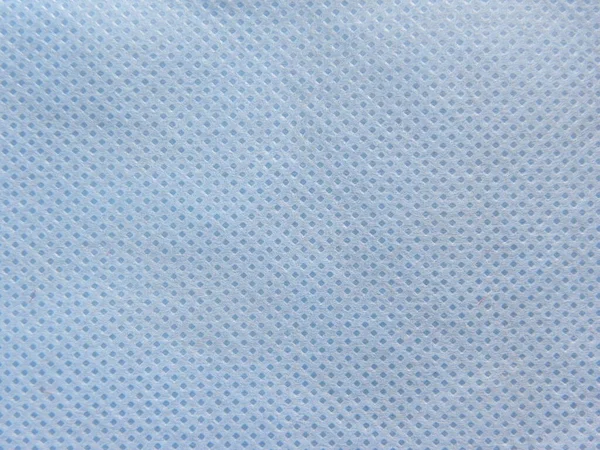 Azul Cor Médica Esterilização Embalagem Tecido Texturizado Fundo — Fotografia de Stock