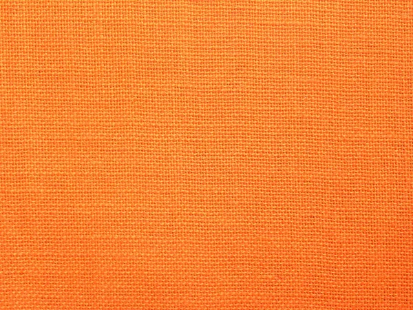 Couleur Orange Toile Toile Jute Fond Texturé — Photo