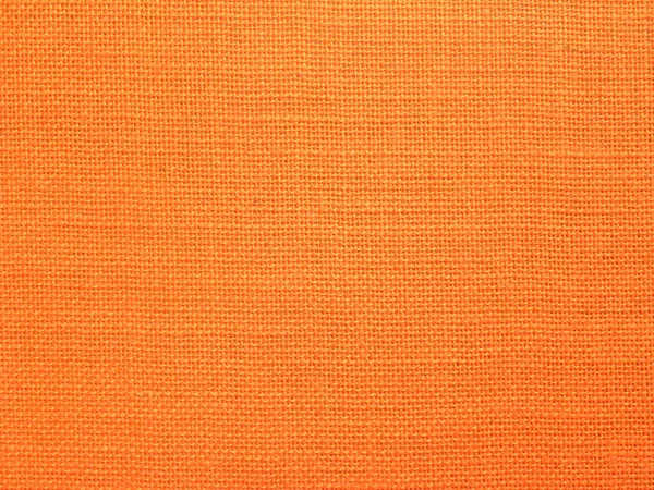 Couleur Orange Toile Toile Jute Fond Texturé — Photo