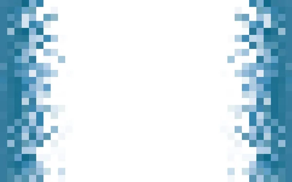 Astratto Sfondo Geometrico Bianco Con Quadrati Blu Diverse Ombreggiature Icona — Vettoriale Stock