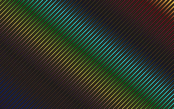 Fond Géométrique Abstrait Avec Lignes Multicolores Dorées Graphique Vectoriel Sur — Image vectorielle