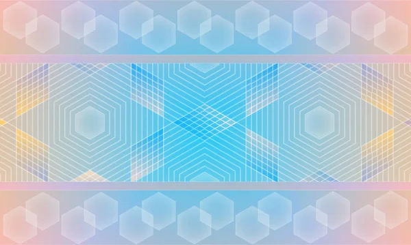 透明効果を持つ幾何学的形状と水平インサートの抽象的な背景パターン 光を背景にしたベクトルグラフィック — ストックベクタ