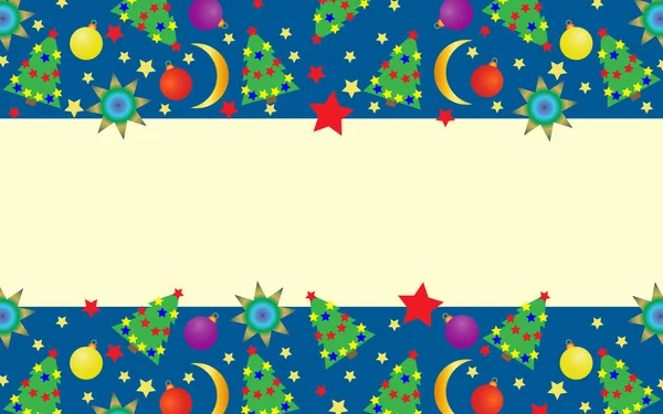 Élégant Fond Abstrait Noël Avec Des Inserts Horizontaux Avec Motif — Image vectorielle