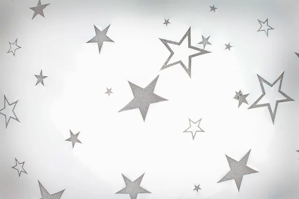 Grey Star Simple Background — Stock Photo, Image