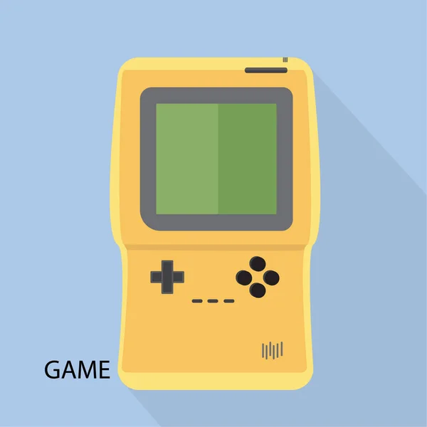 Amarillo Video Gameboy Fondo — Foto de Stock