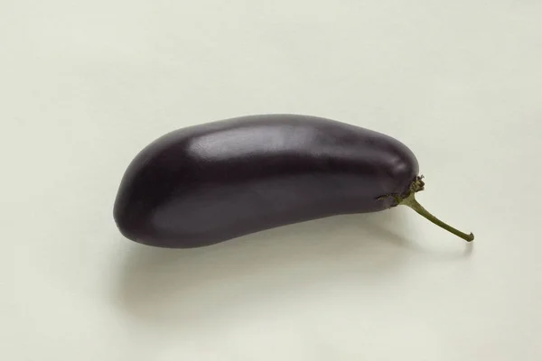 Aubergine Witte Achtergrond Voeding Groenten Goede Voeding — Stockfoto