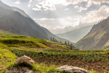 Naran Pakistan 'daki en iyi tepe manzarası