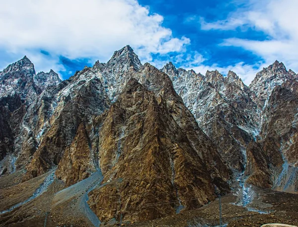 Karlı dağ manzarası