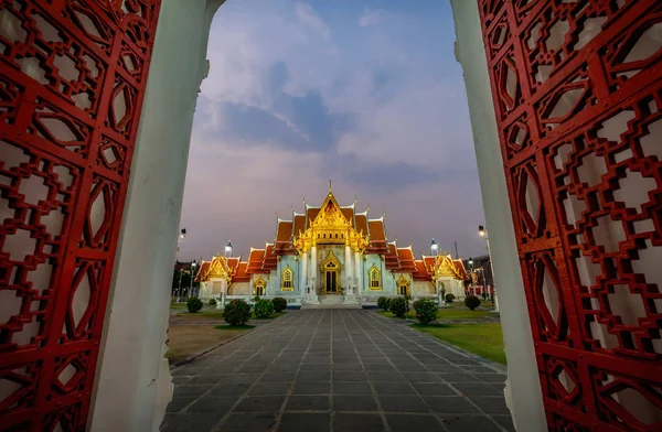 Marmortemplet Wat Benchamabopit Dusitvanaram Bangkok Thailand — Stockfoto