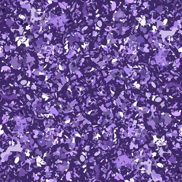 シームレス迷彩パターン 抽象的な紫色のグランジの背景 モノクロームベクトルイラスト 混乱した破壊要素を持つ軍事的背景 — ストックベクタ