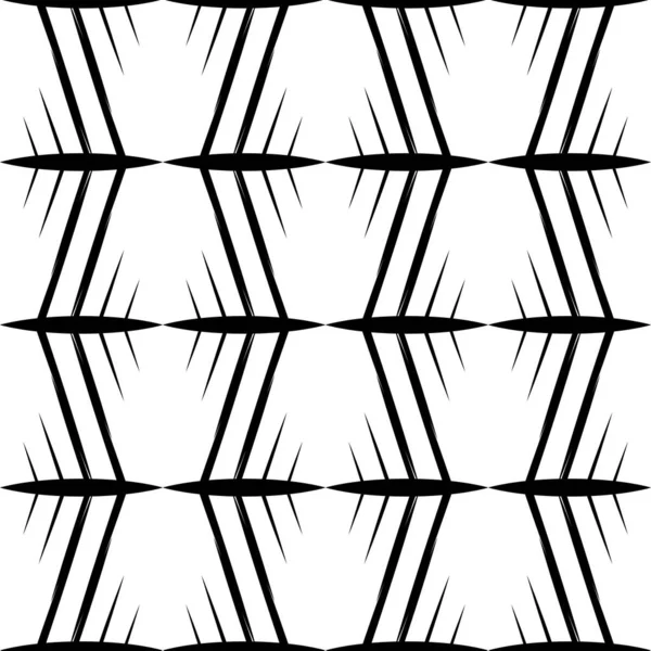 Textura Tecido Padrão Monocromático Sem Costura Cenário Abstrato Geométrico Simples — Vetor de Stock