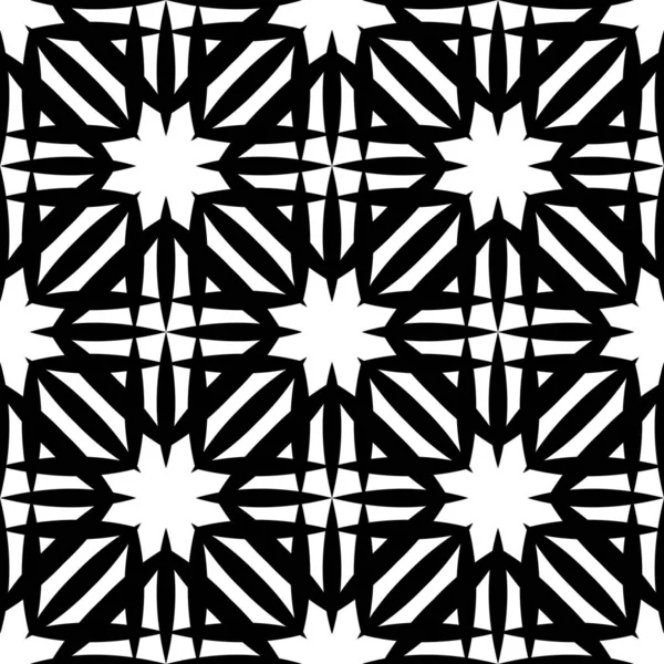 Bezešvé Monochromatické Etnické Vzory Textury Tkaniny Jednoduché Geometrické Kmenové Abstraktní — Stockový vektor
